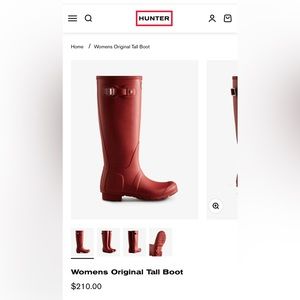 Hunter Women’s Original Tall Boots